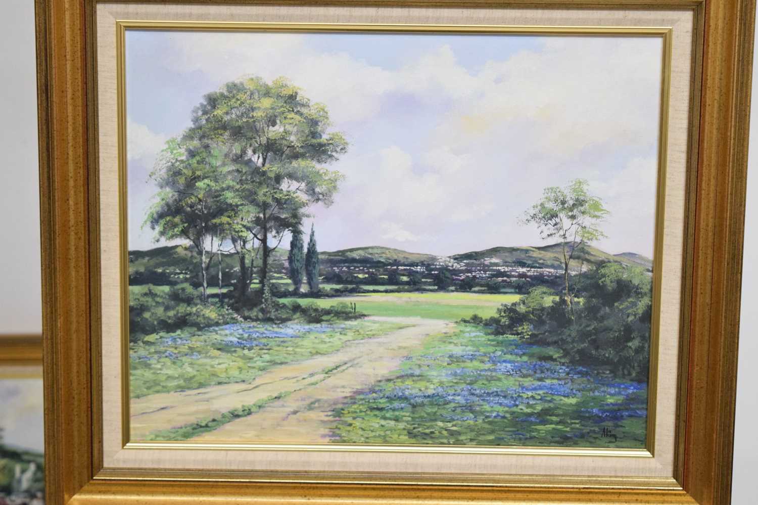 Alan King (1946-2013) - Oil on canvas - 'Memories of the Malverns' - Image 2 of 9