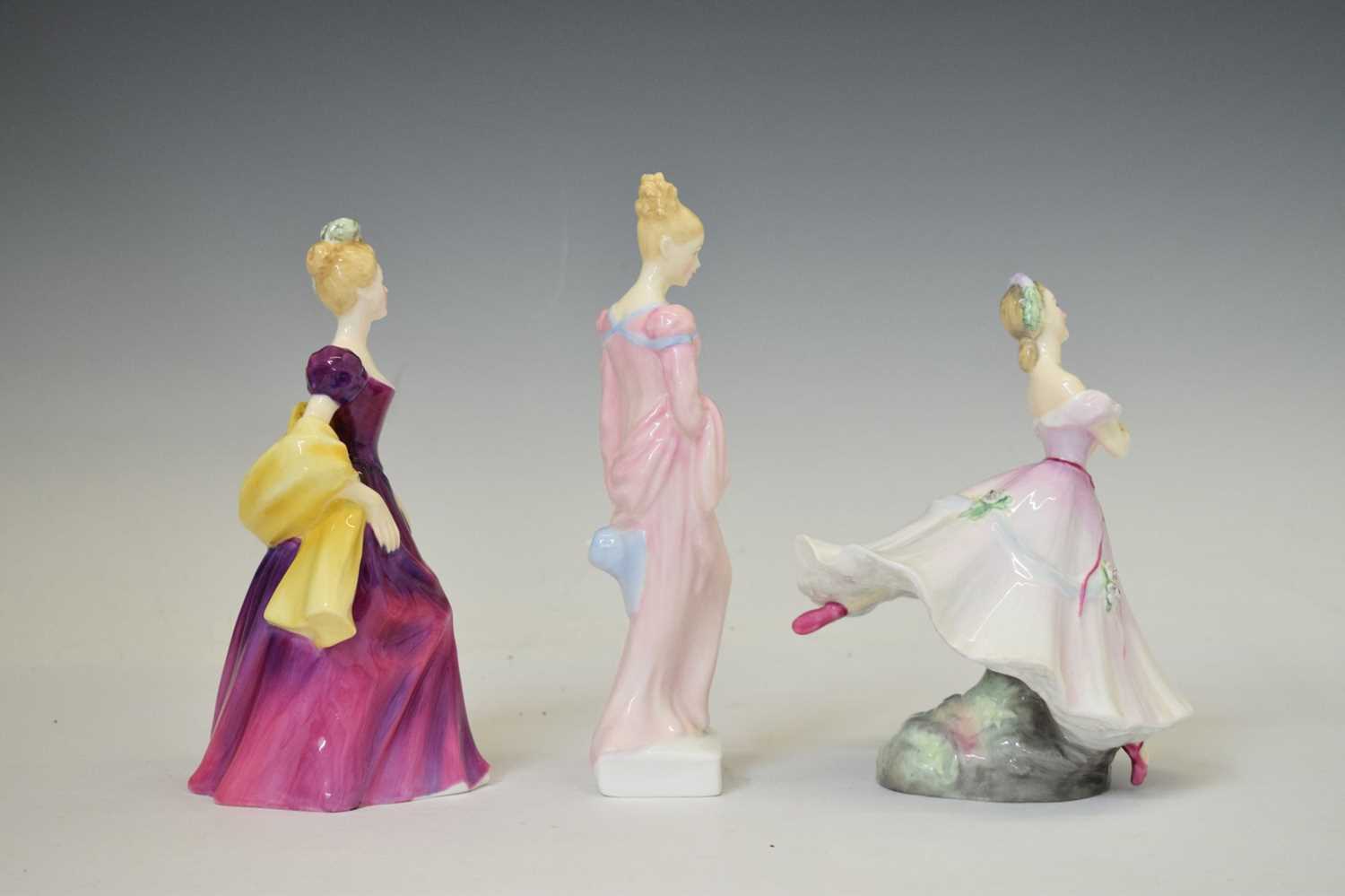 Royal Doulton - Six 'crinoline' figures - Image 3 of 11