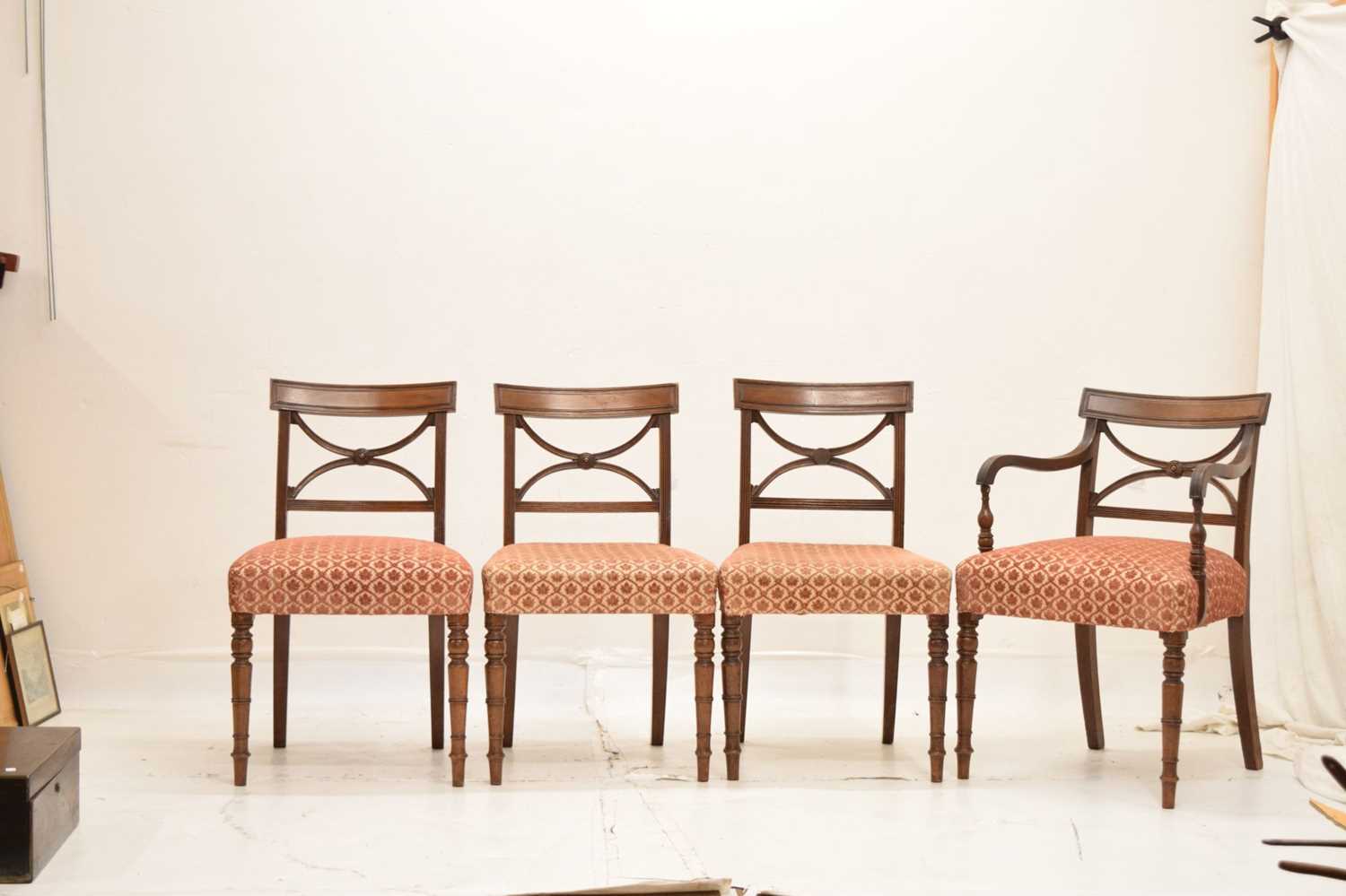 Set of eight 19th century mahogany dining chairs - Image 9 of 14