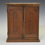 19th century Anglo-Indian miniature two-door cabinet