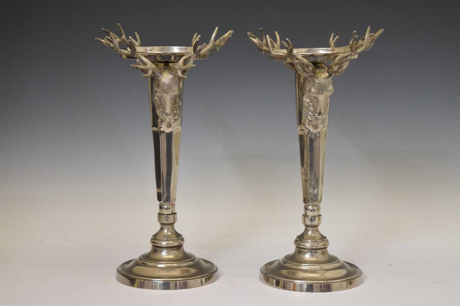 Pair of modern silver plate centrepieces and ice pail - Image 7 of 9