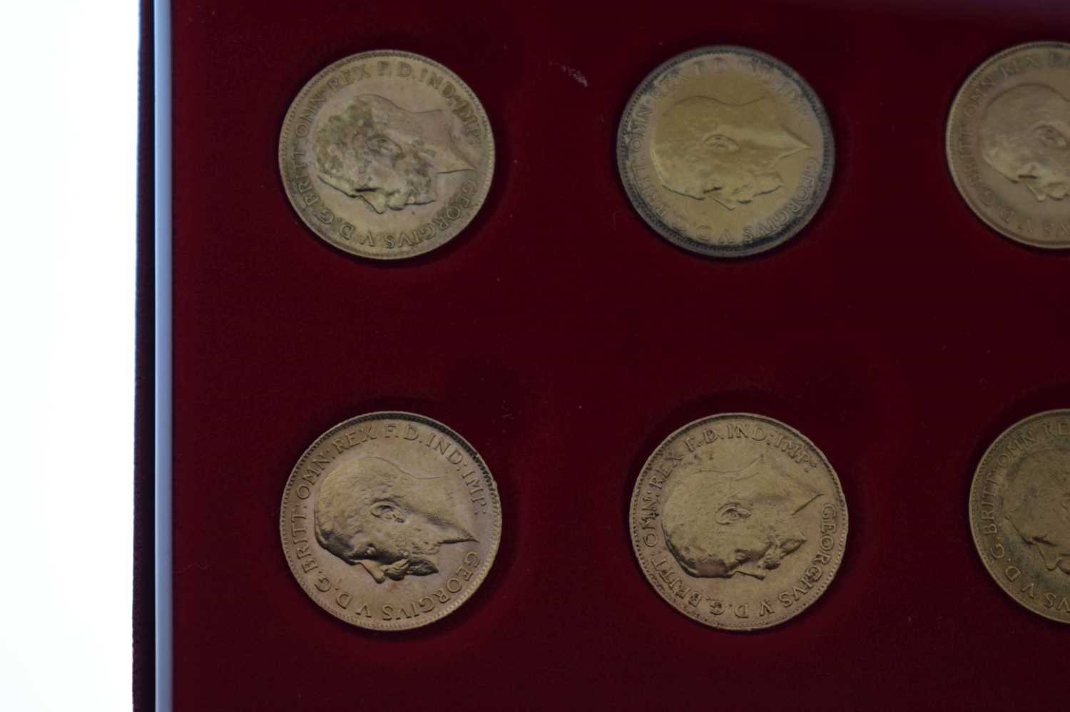 Ten George V gold half sovereigns - Image 4 of 7