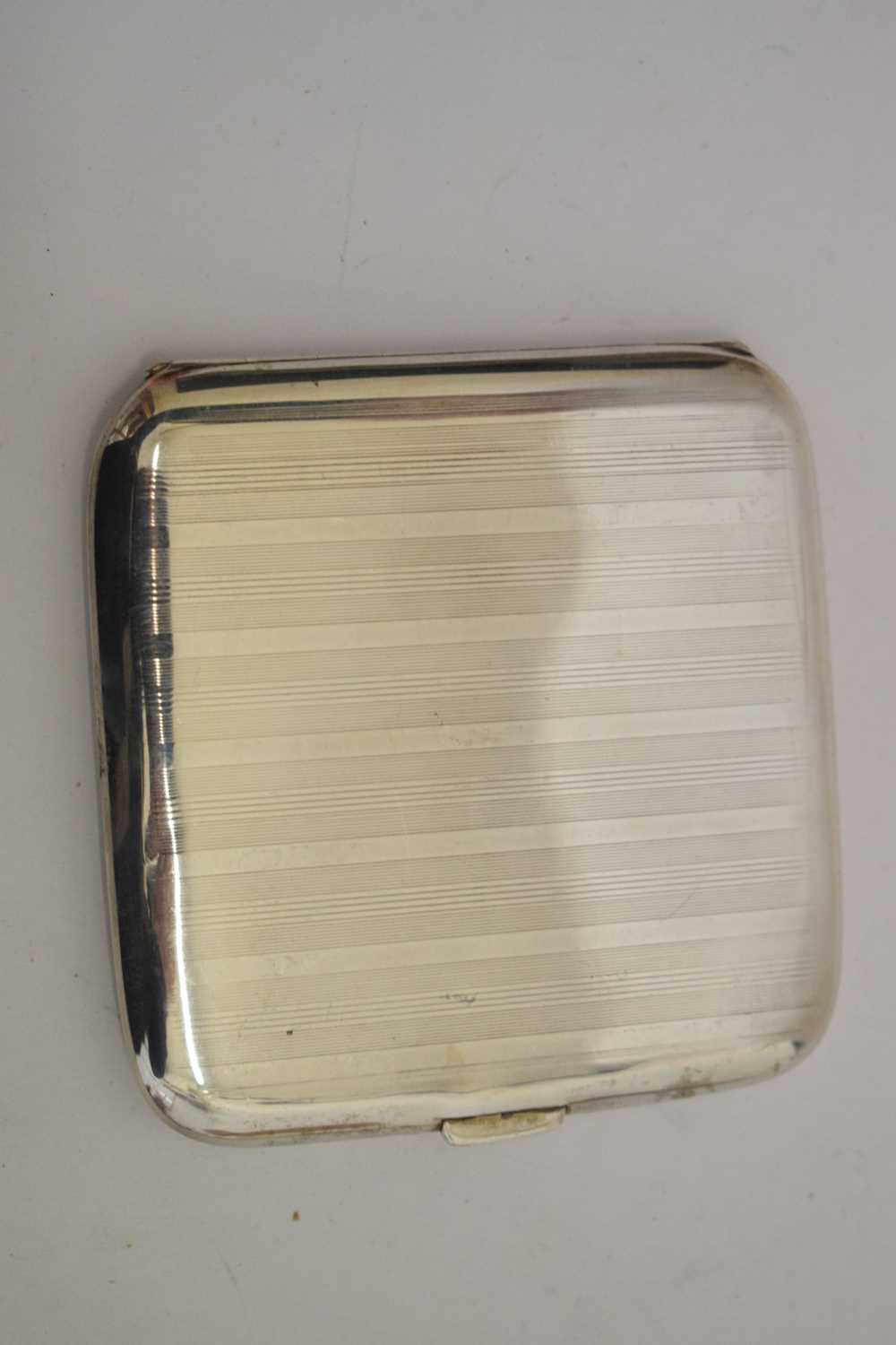 Four silver cigarette cases - Image 14 of 17