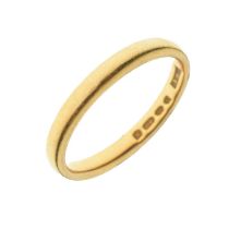 22ct gold wedding band