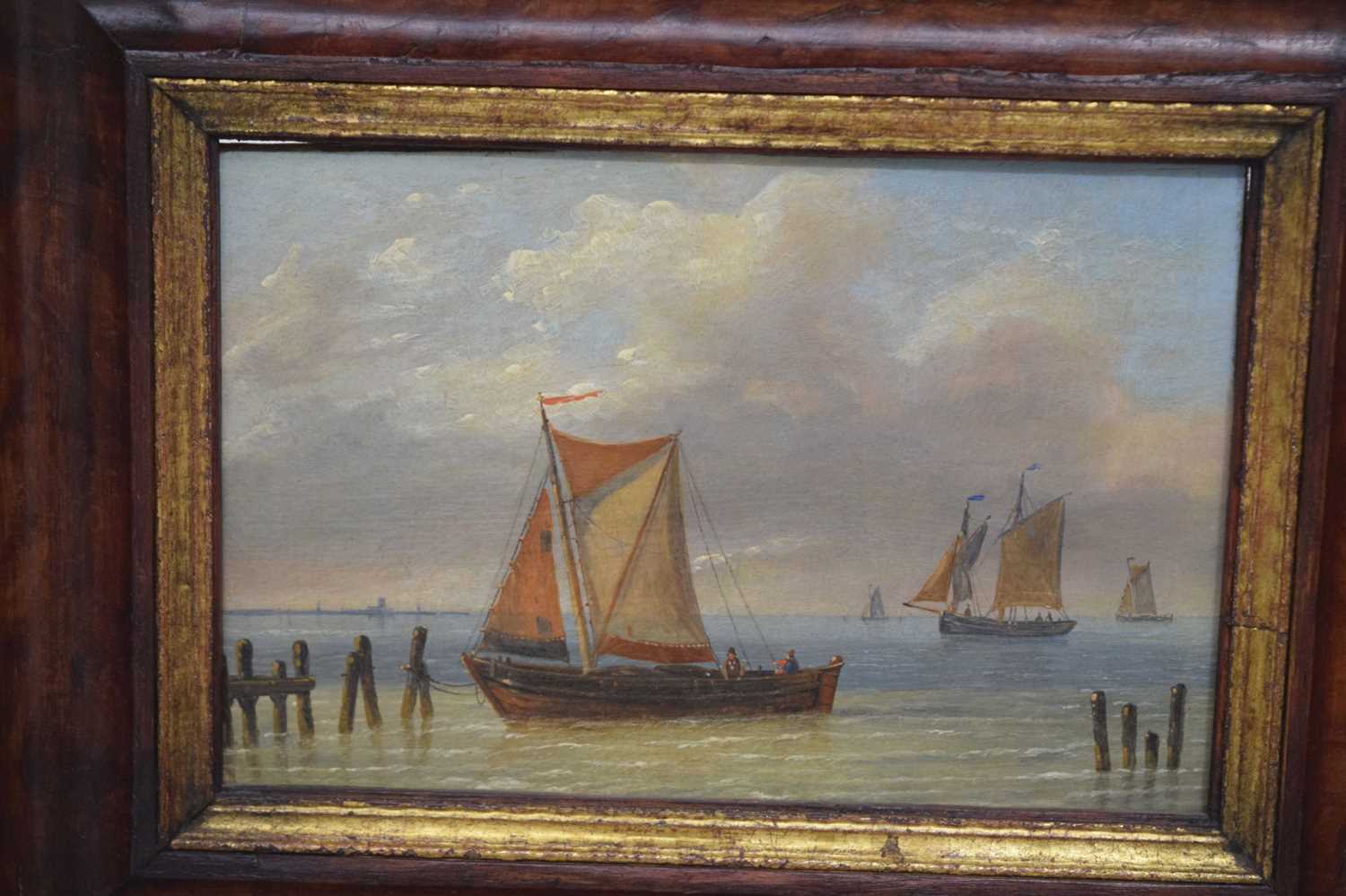 Pair of 19th century style maritime studies - Image 9 of 13