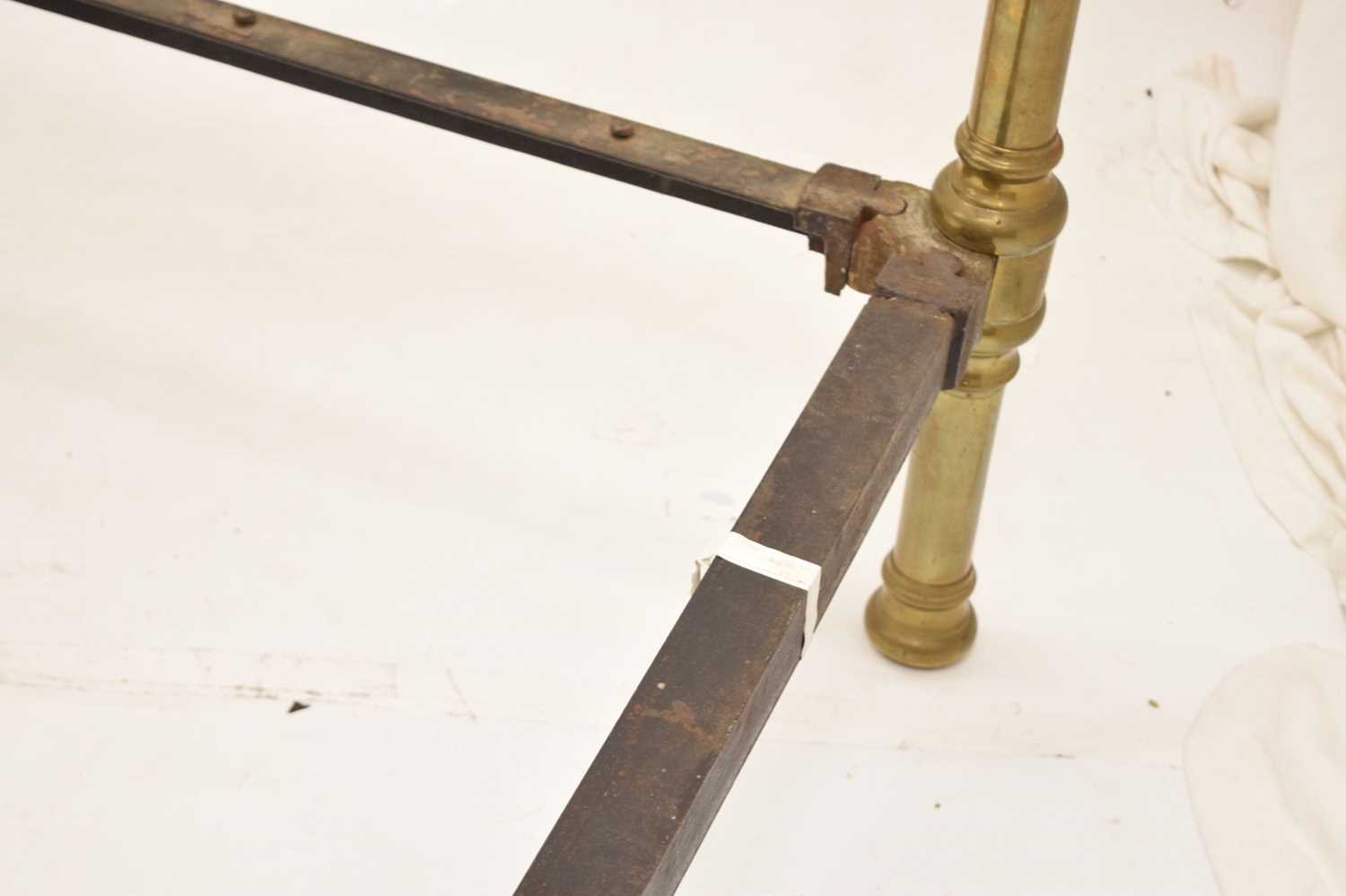 Late Victorian brass King-size bed - Image 5 of 17