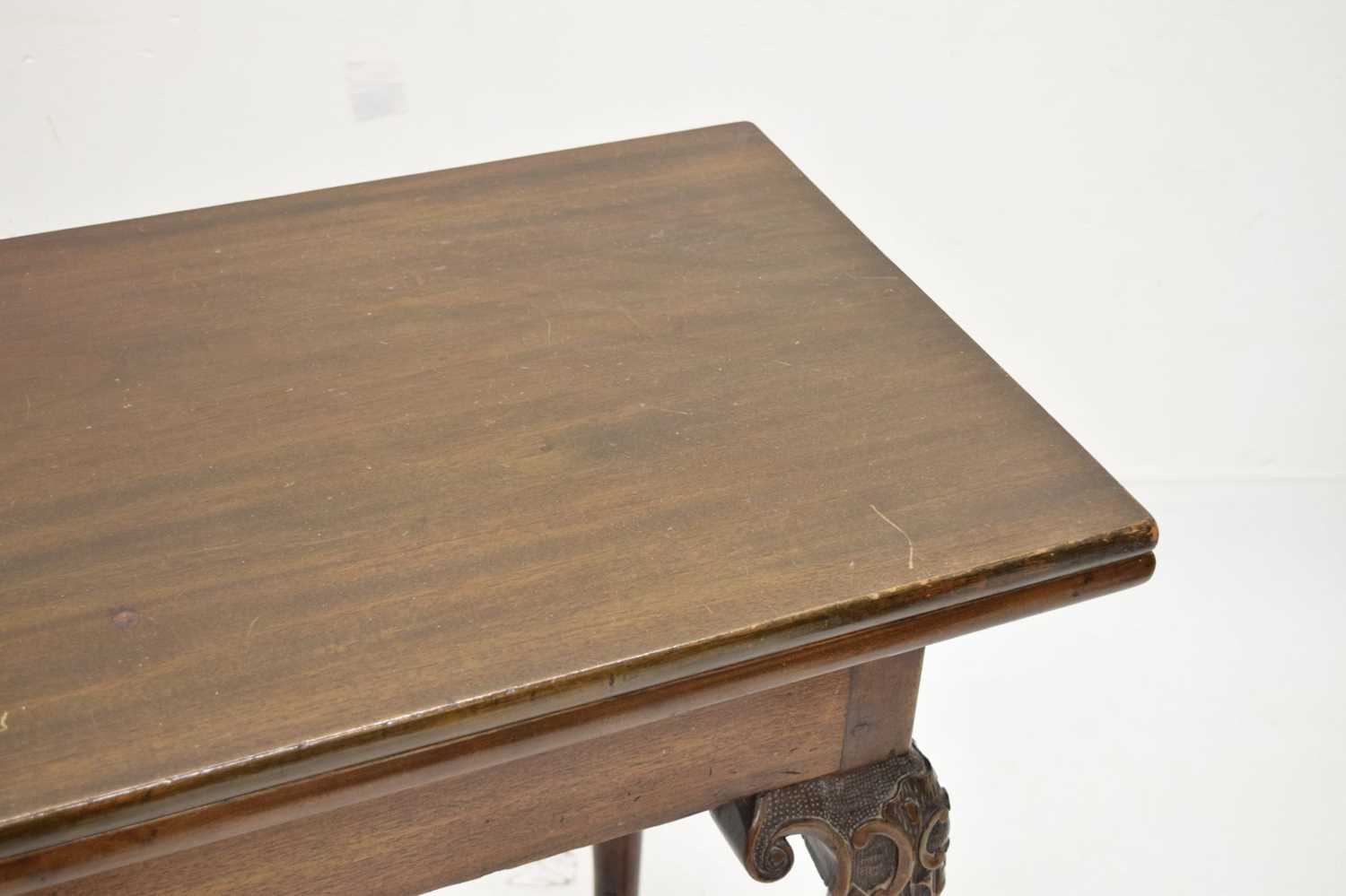 18th century mahogany card table - Image 4 of 13