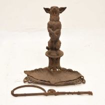19th century cast iron umbrella stand