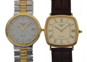 Longines - Two gentleman's quartz watches