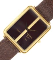 Christian Dior - Lady's gold plated wristwatch