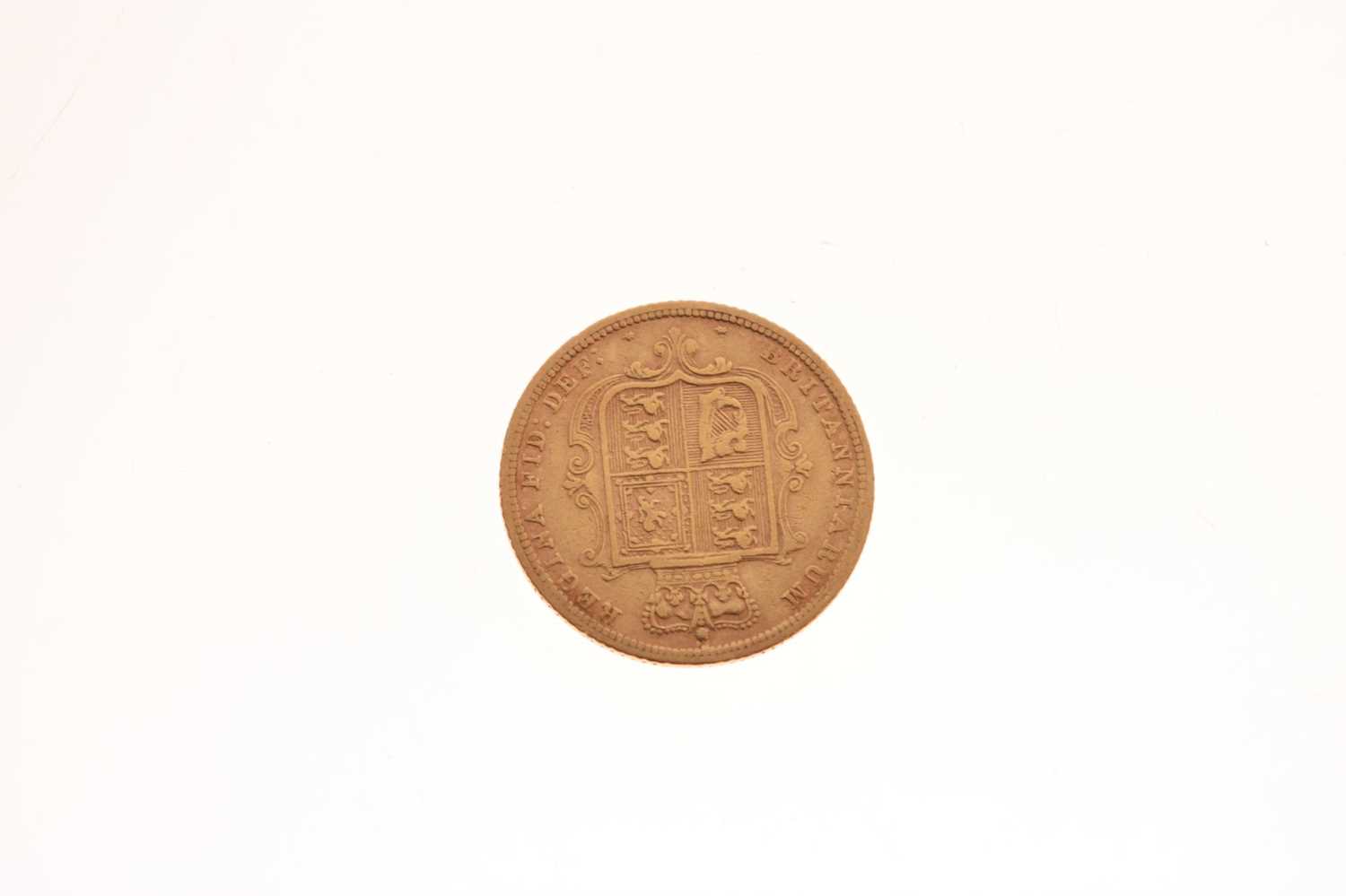 Queen Victoria Young Head/Shield Back gold half sovereign, 1885 - Image 2 of 3