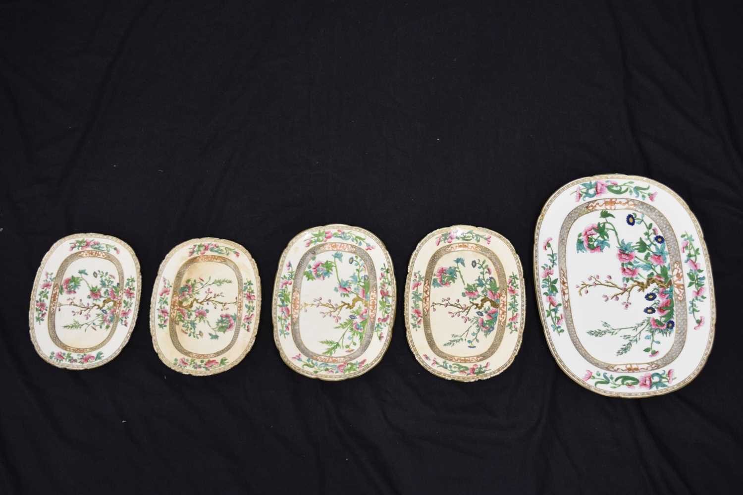 Late 19th century 'India Tree' part dinner service - Image 2 of 16