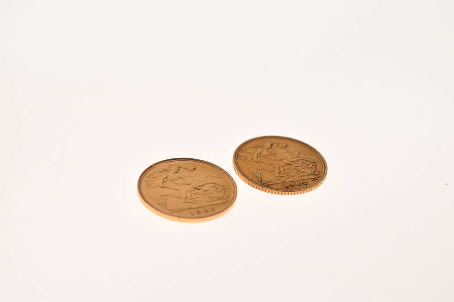 Two Elizabeth II gold half sovereigns, 1982 - Image 5 of 5