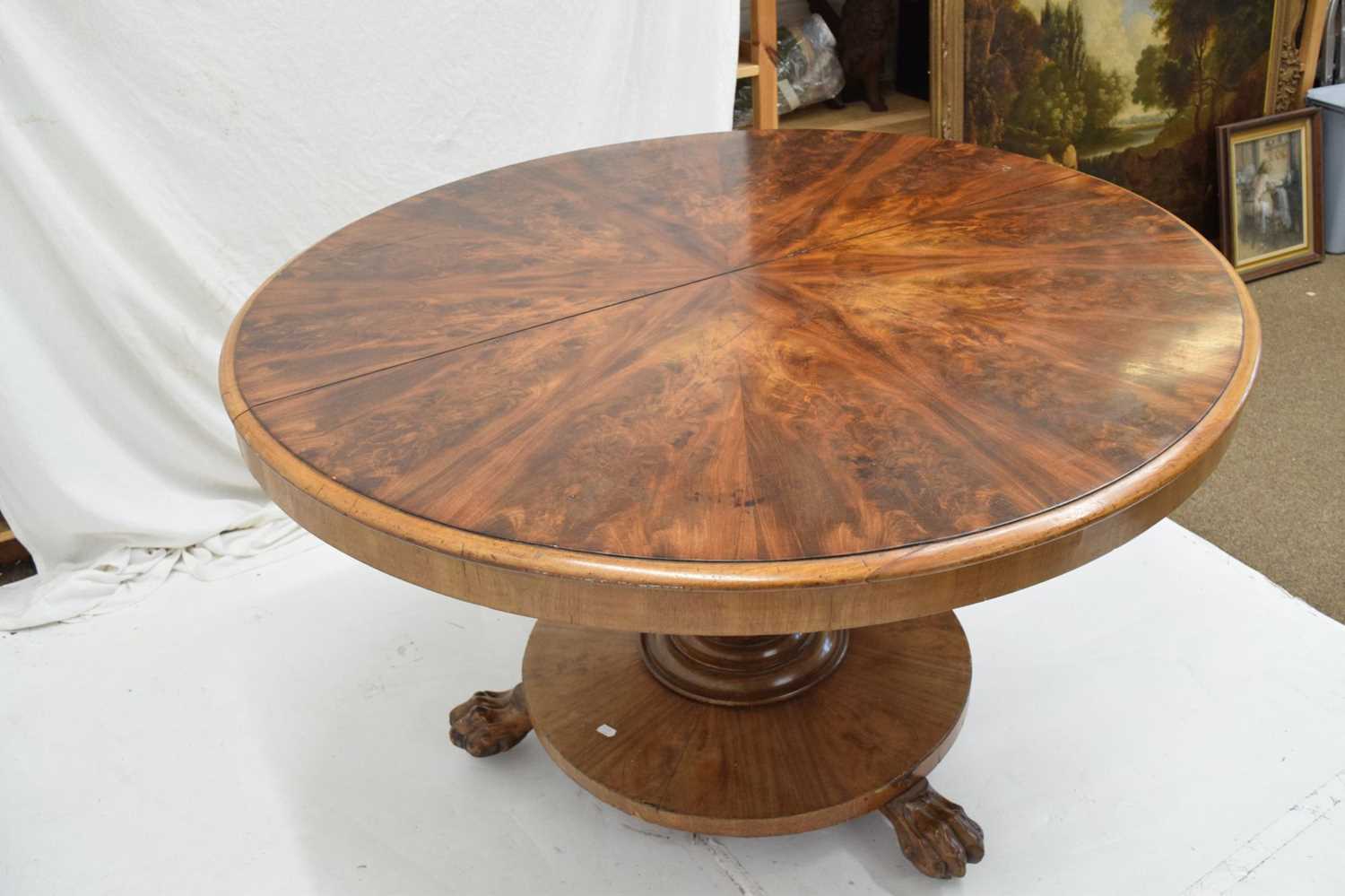 Early Victorian mahogany tilt-top breakfast or centre table - Image 8 of 9