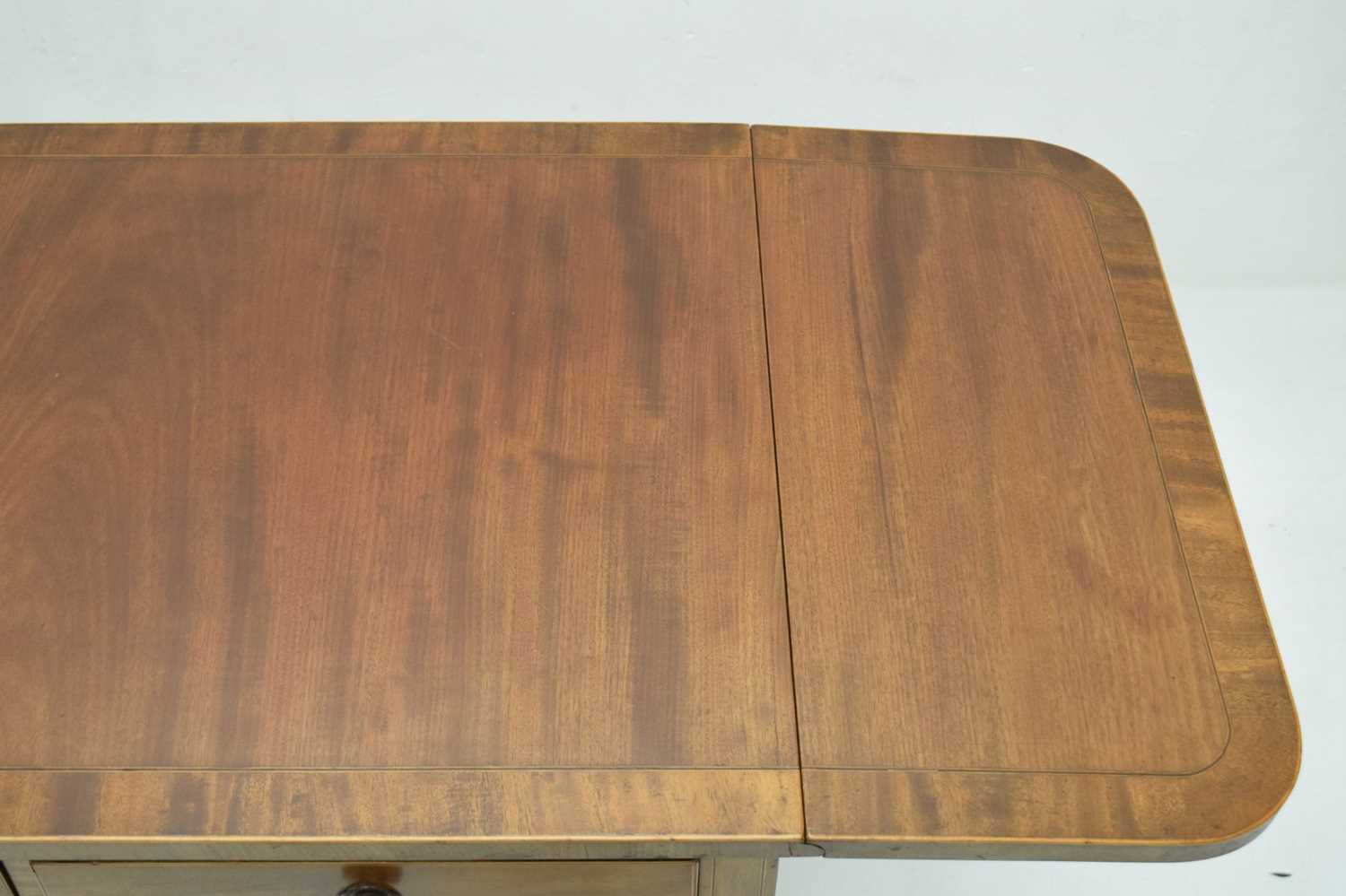 Early 20th mahogany sofa table - Image 6 of 12