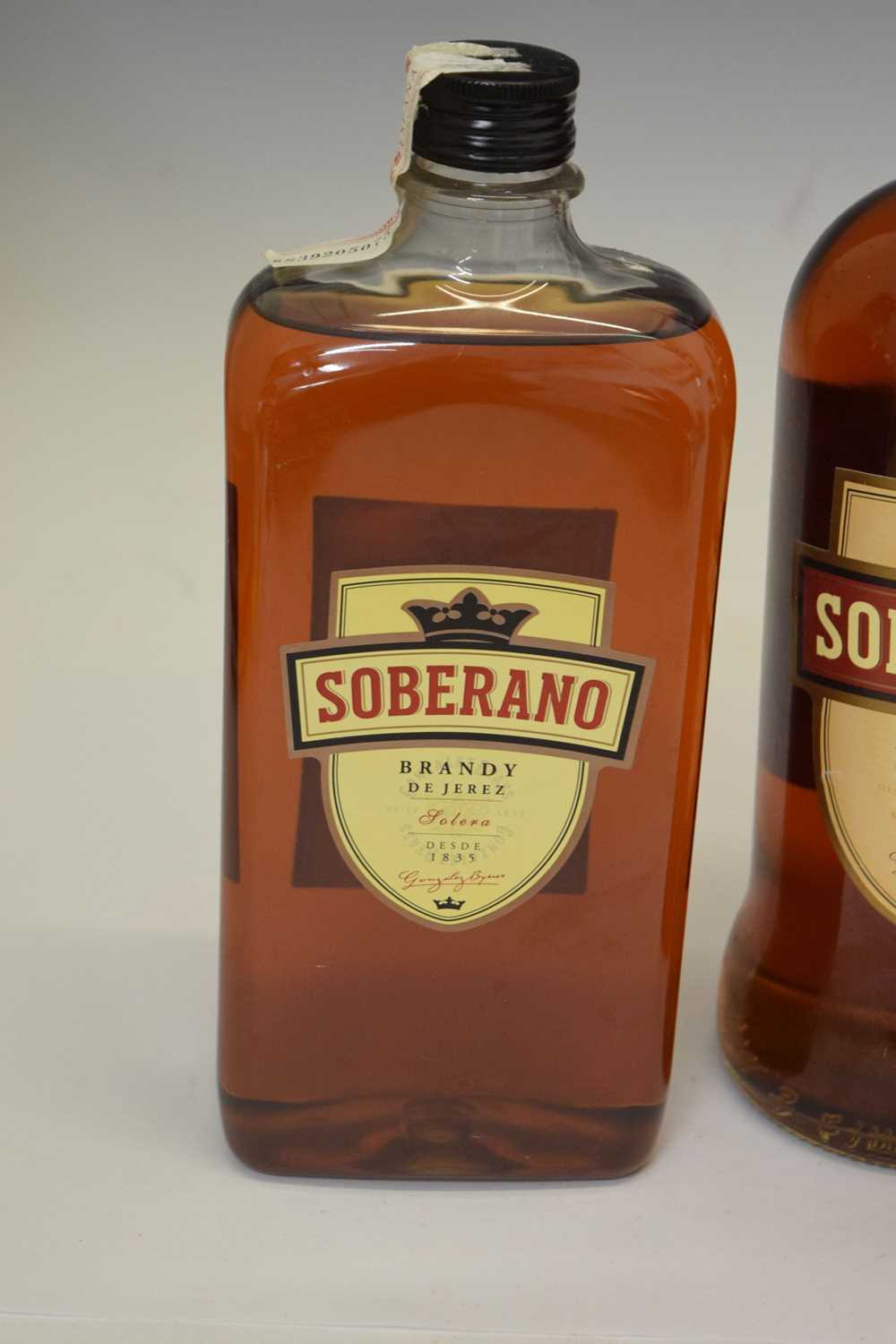 Mixed quantity of brandy to include Soberano - Image 3 of 9