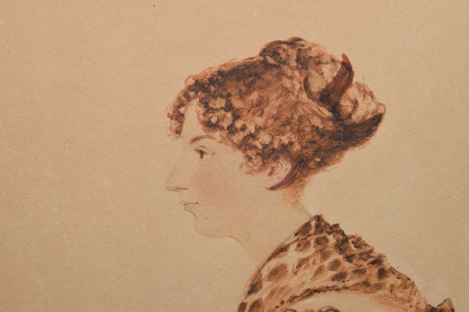 Early 19th century watercolour portrait of Maria Isabella Boyes - Image 5 of 6