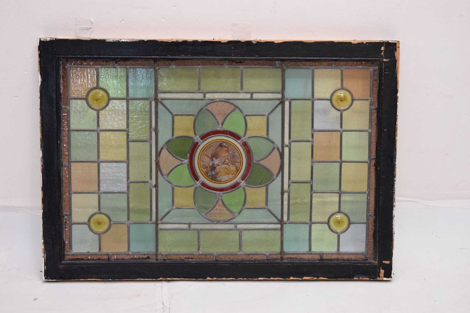 Late Victorian stained and painted glass window - Image 6 of 10