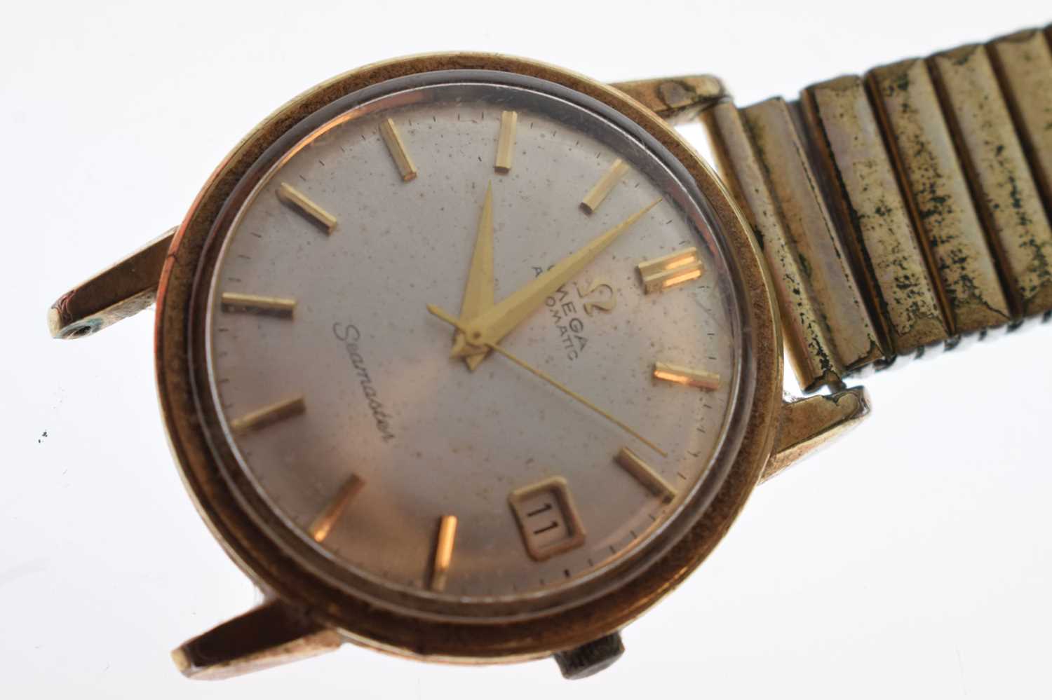 Omega - Gentleman's Seamaster gold plated bracelet watch - Image 3 of 8