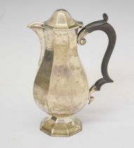 Edward VII silver coffee pot