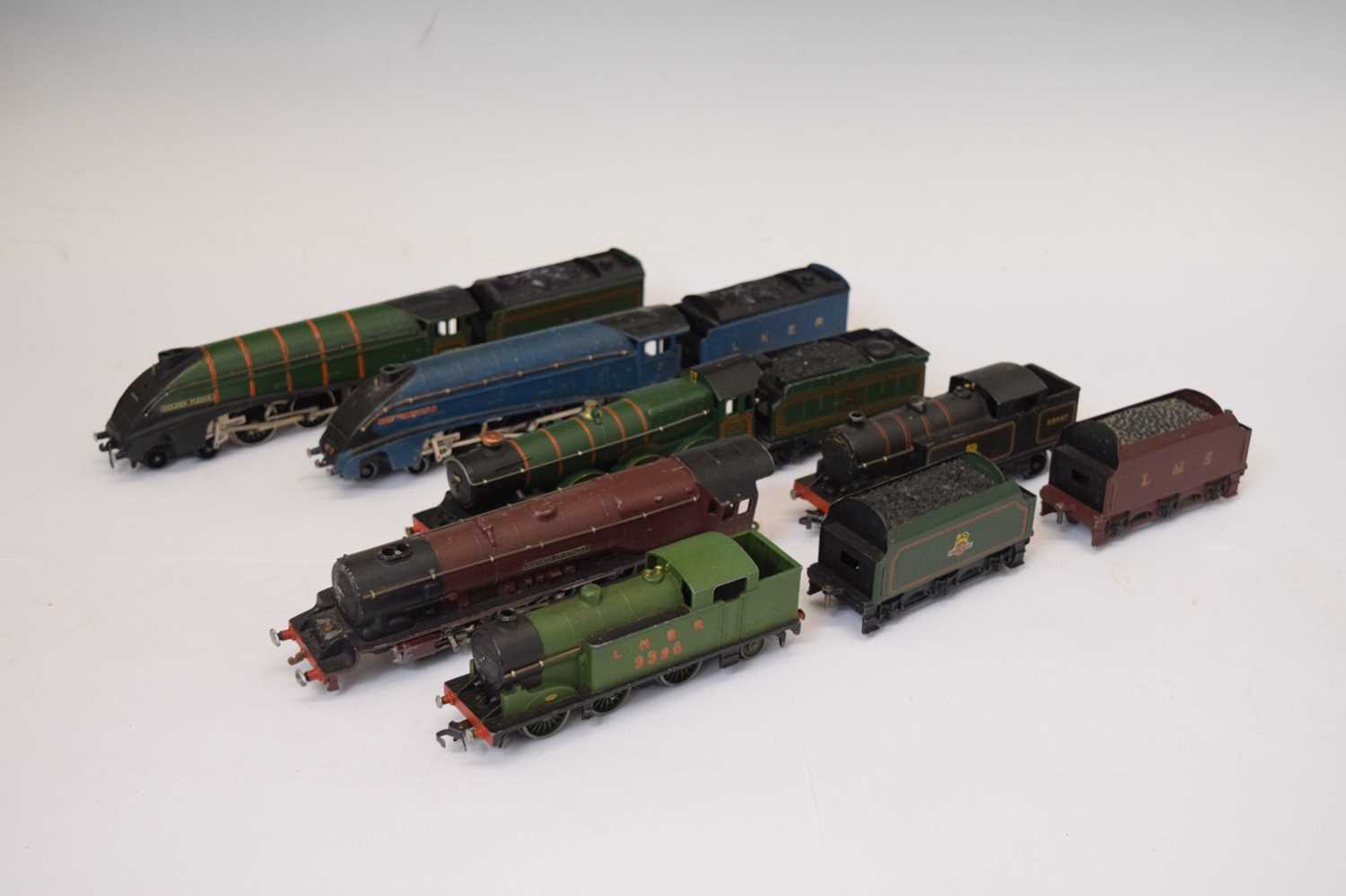 Hornby/Hornby Dublo - Group of six 00 gauge railway trainset locomotives - Image 2 of 8