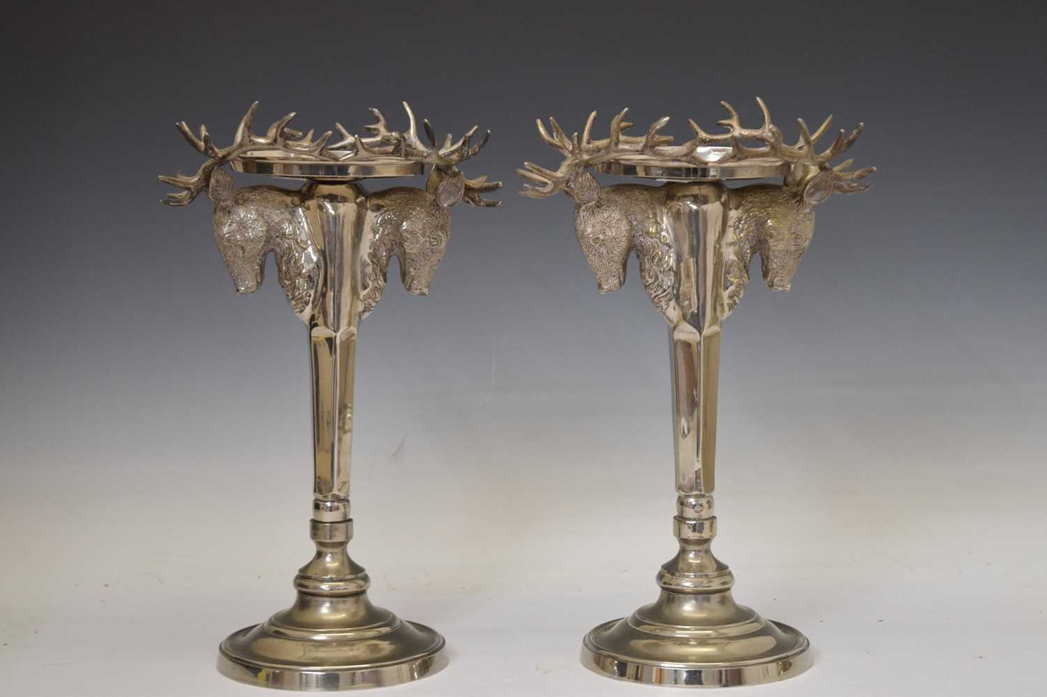 Pair of modern silver plate centrepieces and ice pail - Image 8 of 9