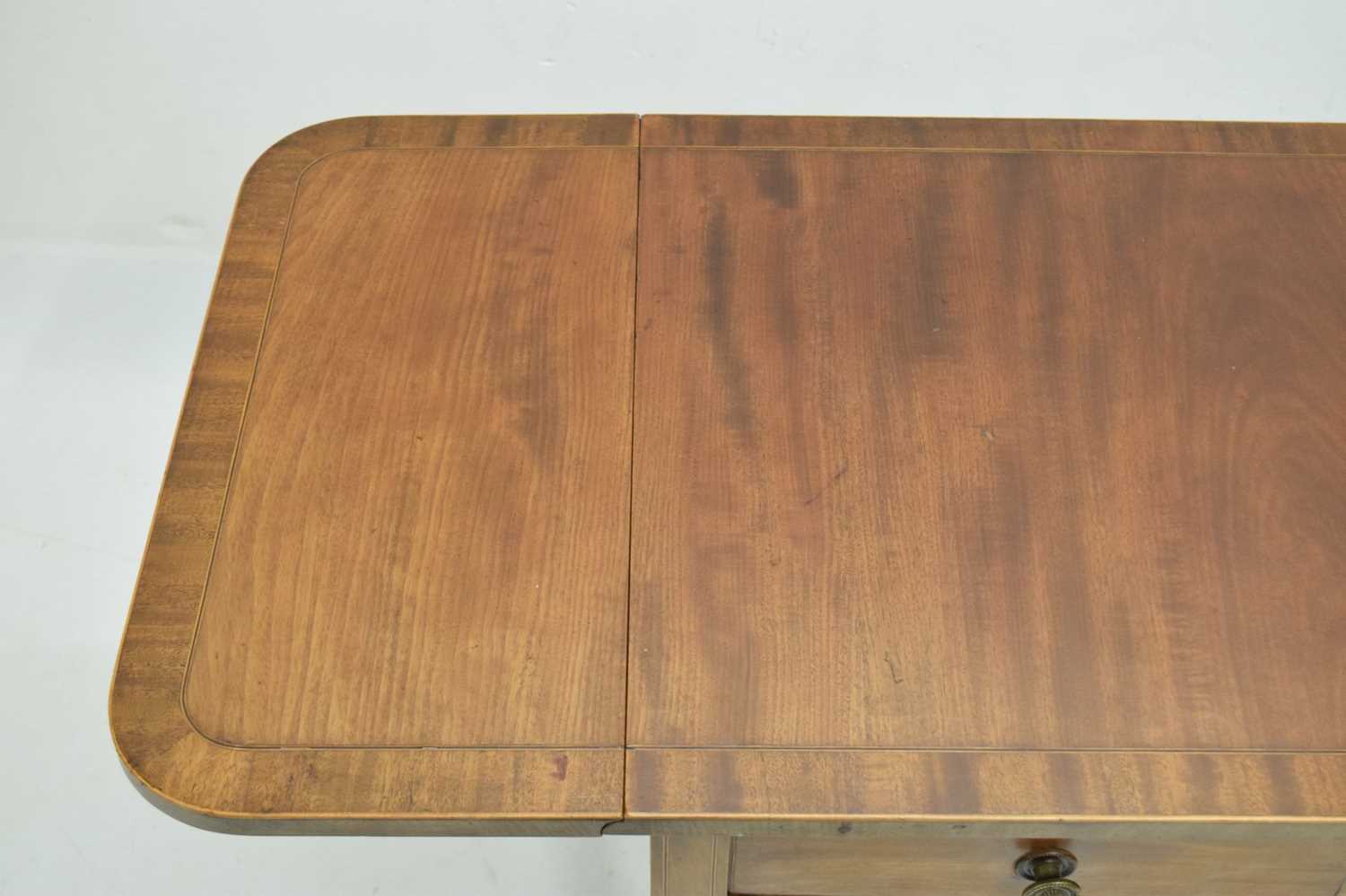 Early 20th mahogany sofa table - Image 4 of 12