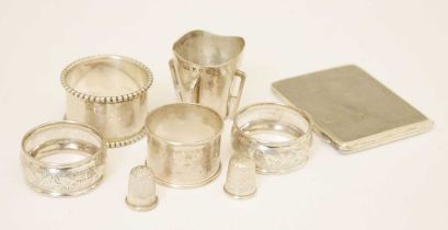 Edward VII Irish silver tot cup, etc