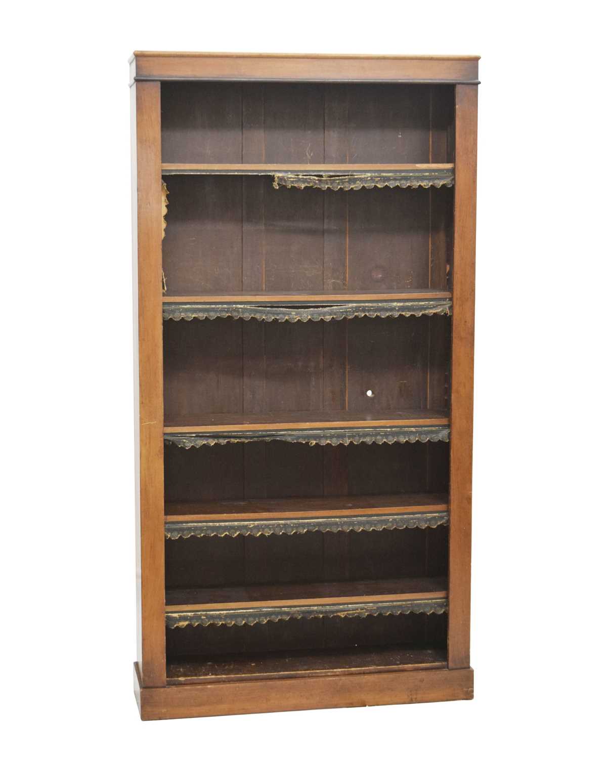 Victorian open bookcase