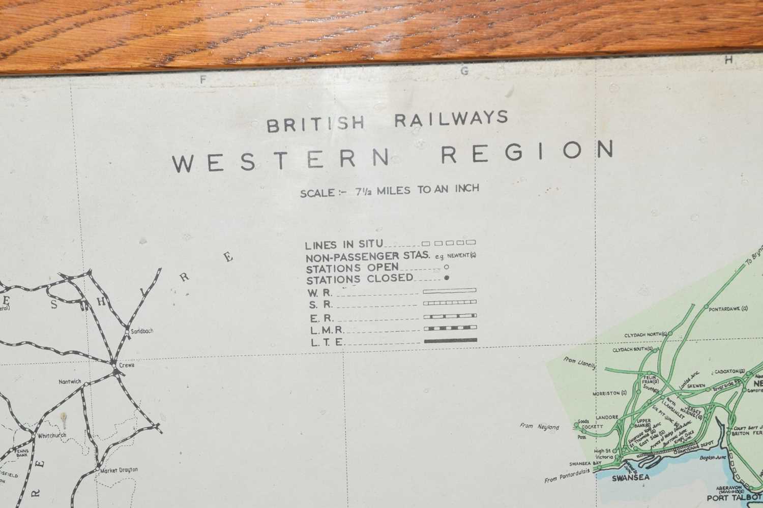British Railways Western Region map, revised 1963 - Image 4 of 11