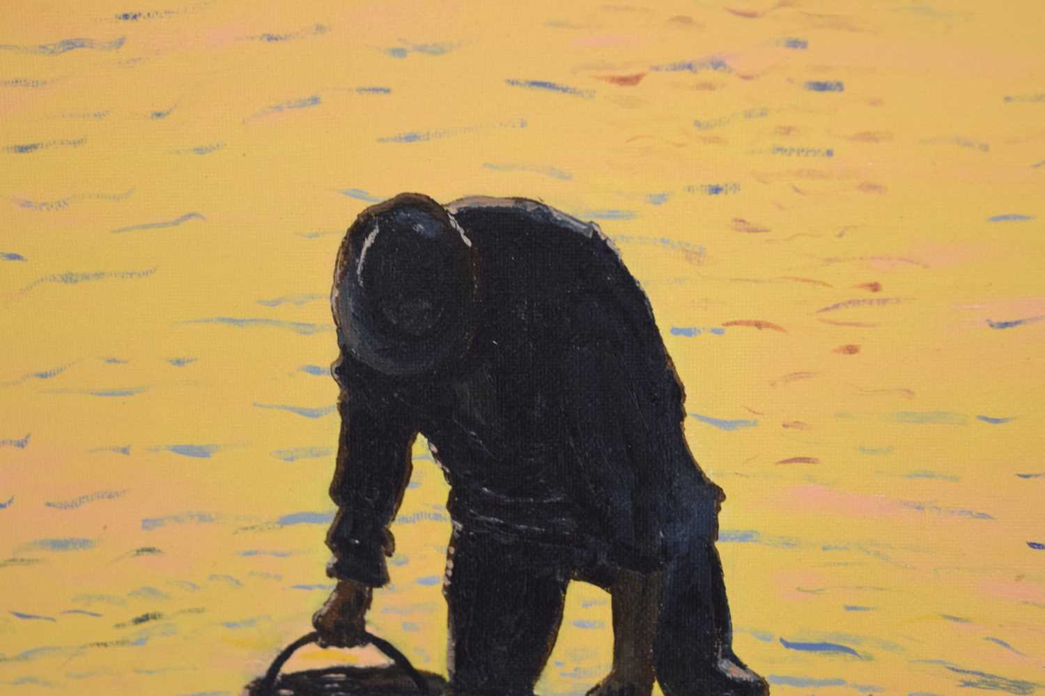 20th / 21st century School - Oil on board - Figure in Water - Image 5 of 8