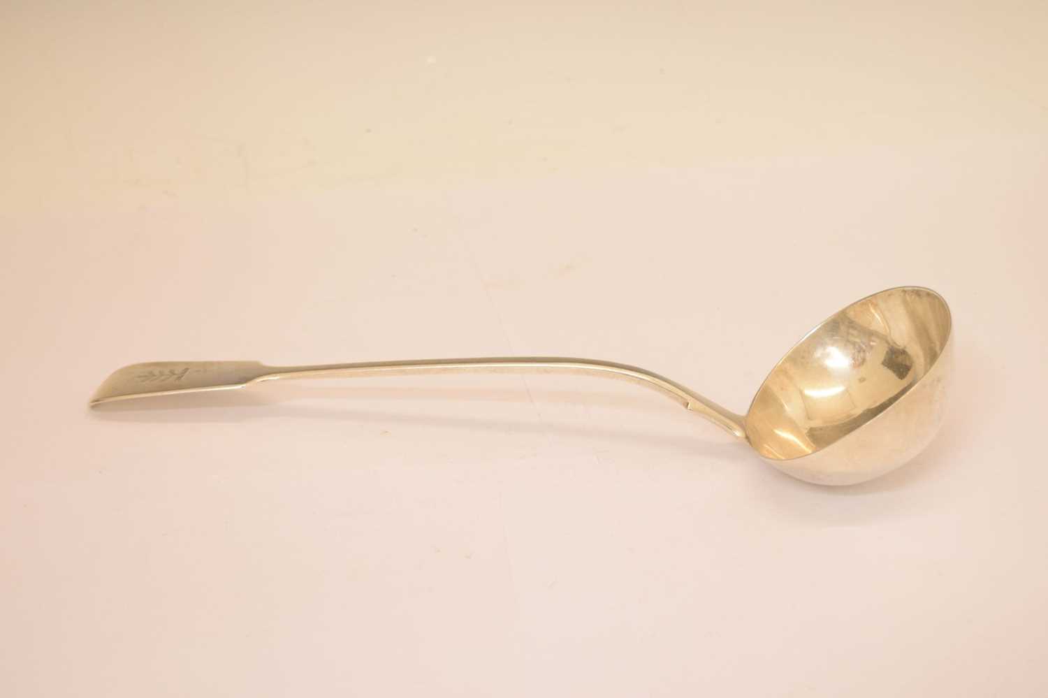 Victorian silver Fiddle pattern ladle - Image 2 of 6