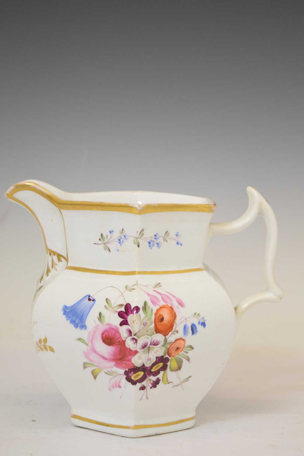 Early Victorian floral decorated Christening jug, 1848, etc - Image 5 of 14