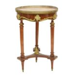 French kingwood and tulipwood occasional table