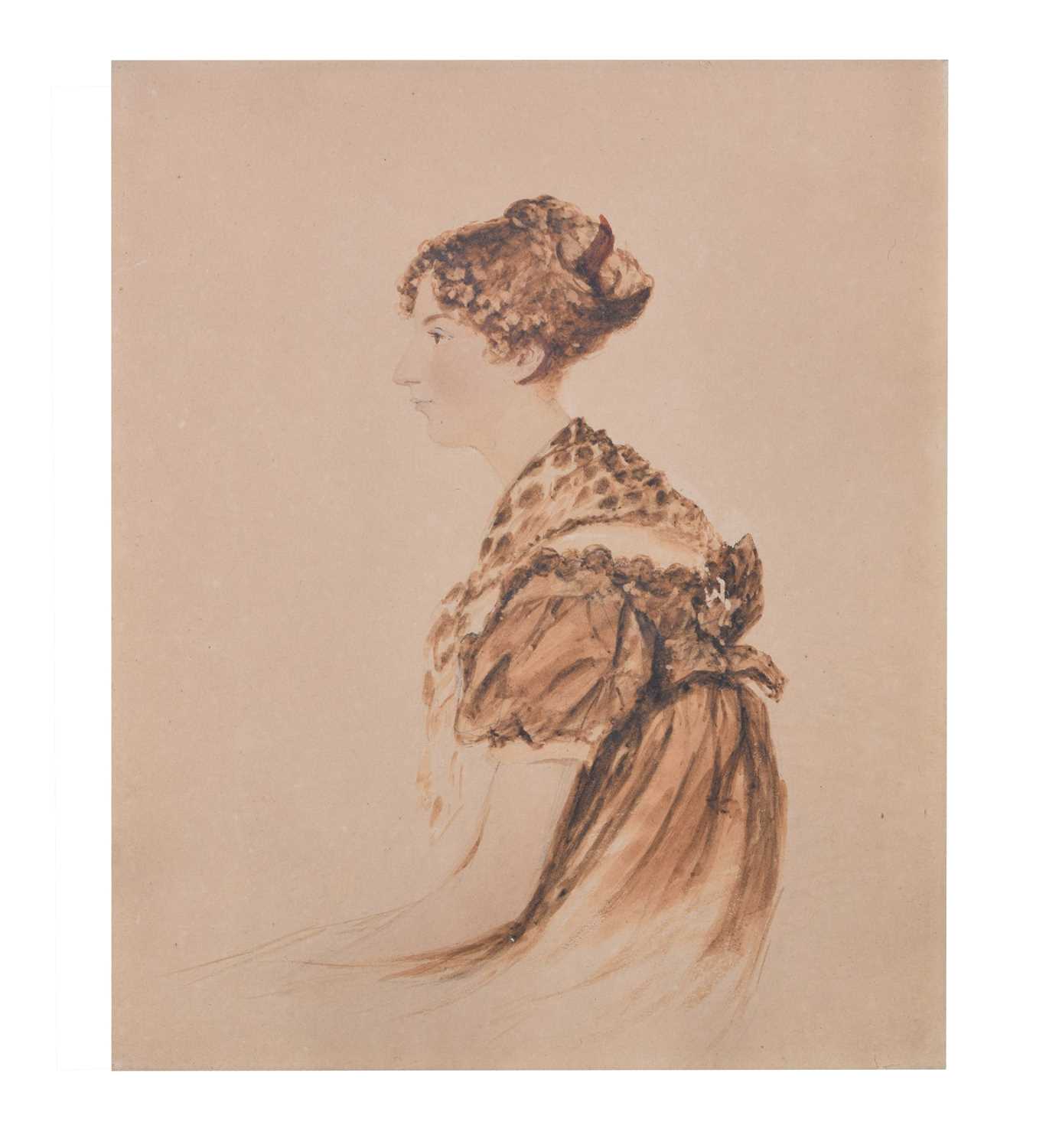 Early 19th century watercolour portrait of Maria Isabella Boyes