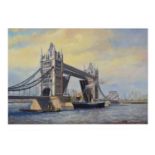 David Hall - Oil on canvas - Tower Bridge