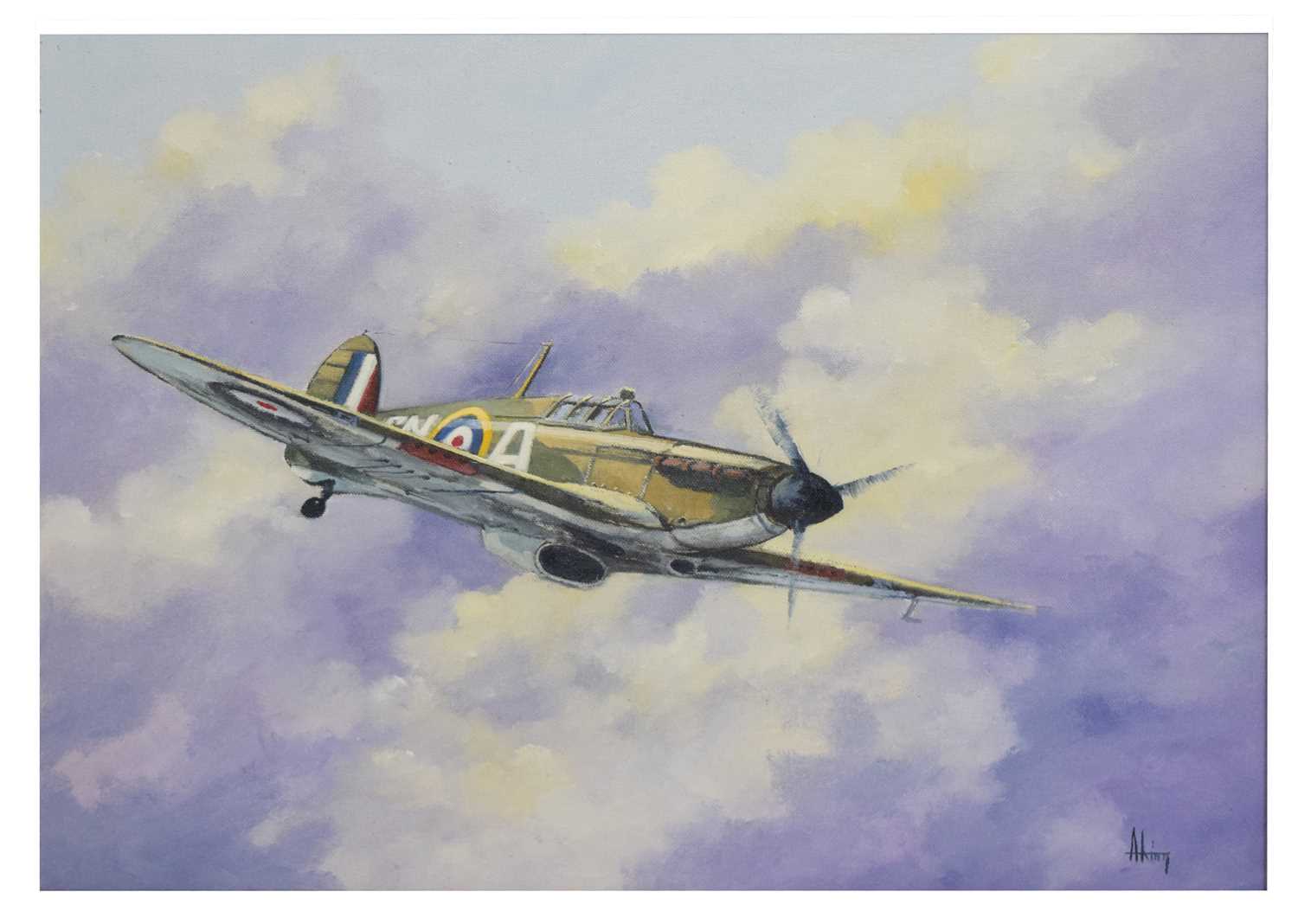 Alan King (1946-2013) - Oil on canvas - 'Hurricane VC'