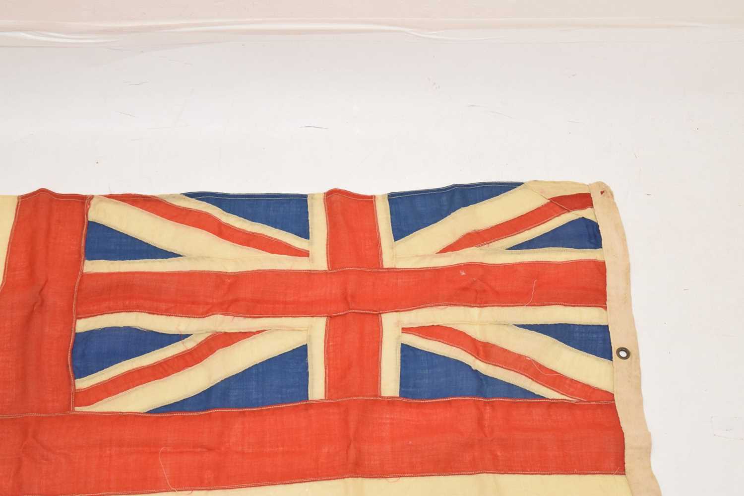 Second World War era cotton white Naval ensign - Image 8 of 10