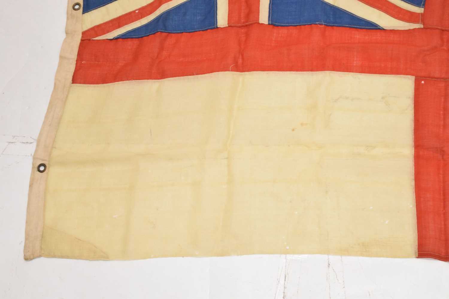 Second World War era cotton white Naval ensign - Image 5 of 10