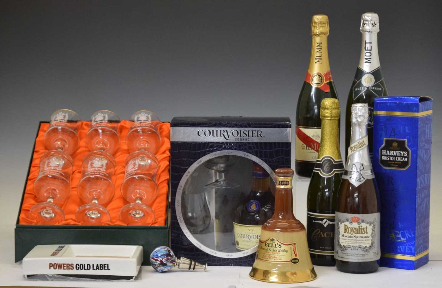 Quantity of champagne/sparkling wine, etc