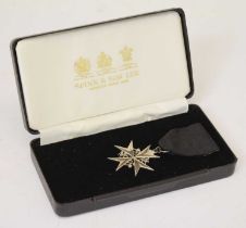 Order of St. John's officer's silver breast badge