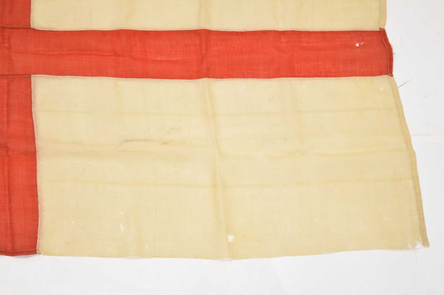 Second World War era cotton white Naval ensign - Image 4 of 10