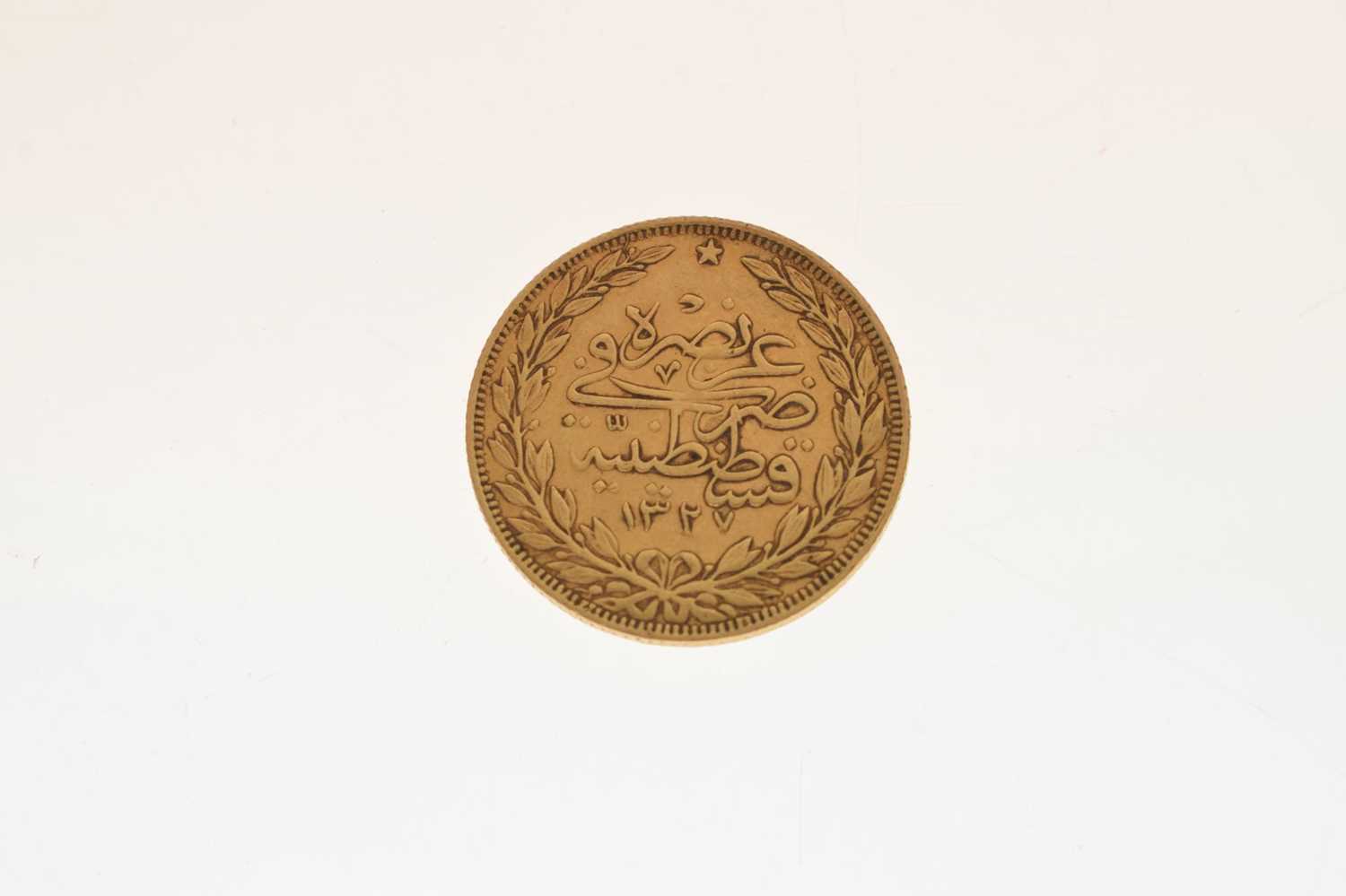 Turkey - 100 Piastres gold coin - Image 5 of 5