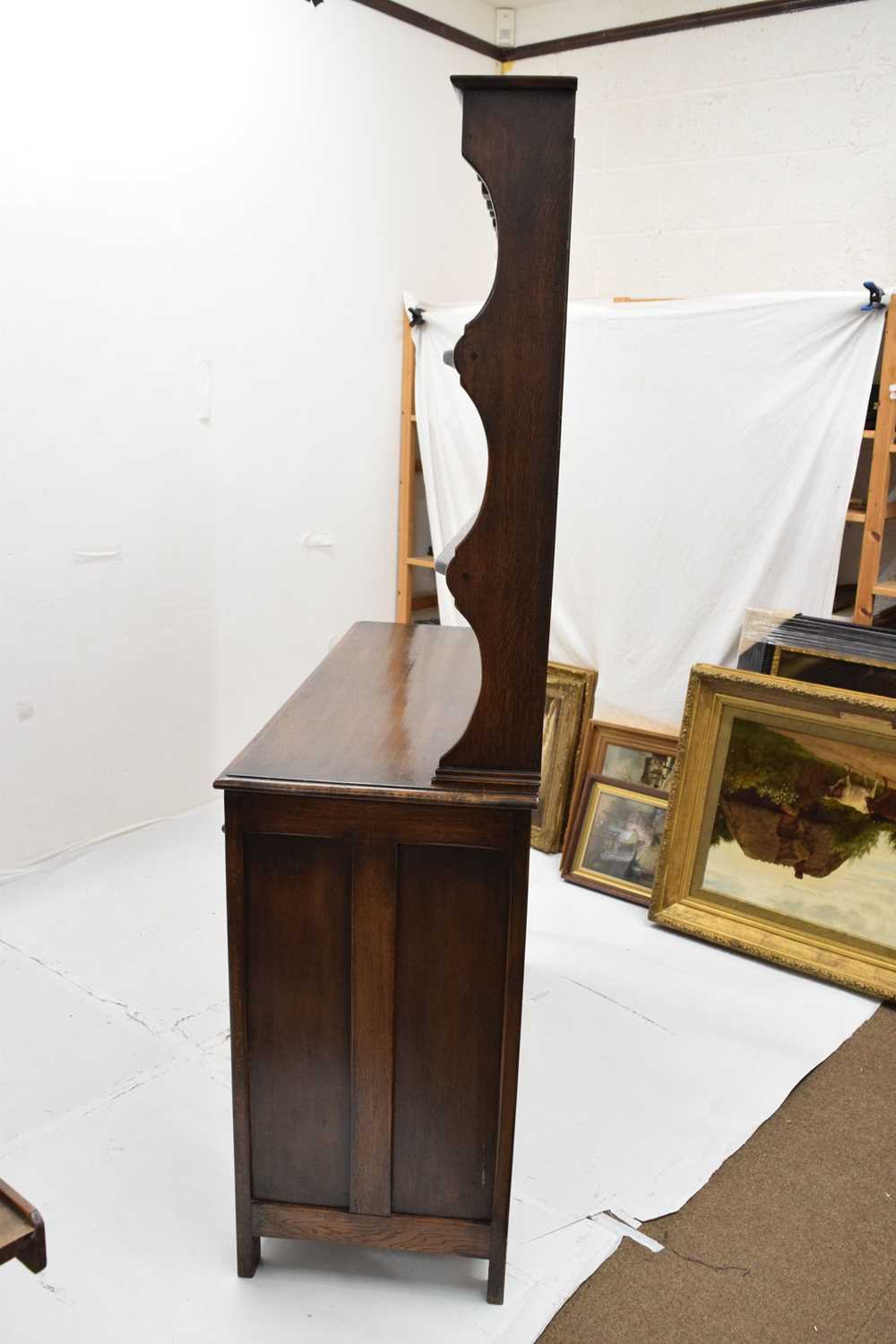 Old reproduction oak dresser - Image 17 of 17