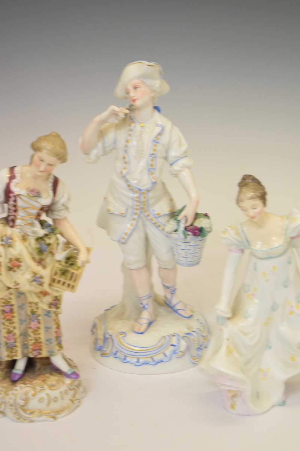 Collection of mostly 19th century Continental porcelain figures - Image 4 of 8