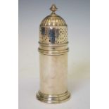 George VI silver 'lighthouse' sugar sifter