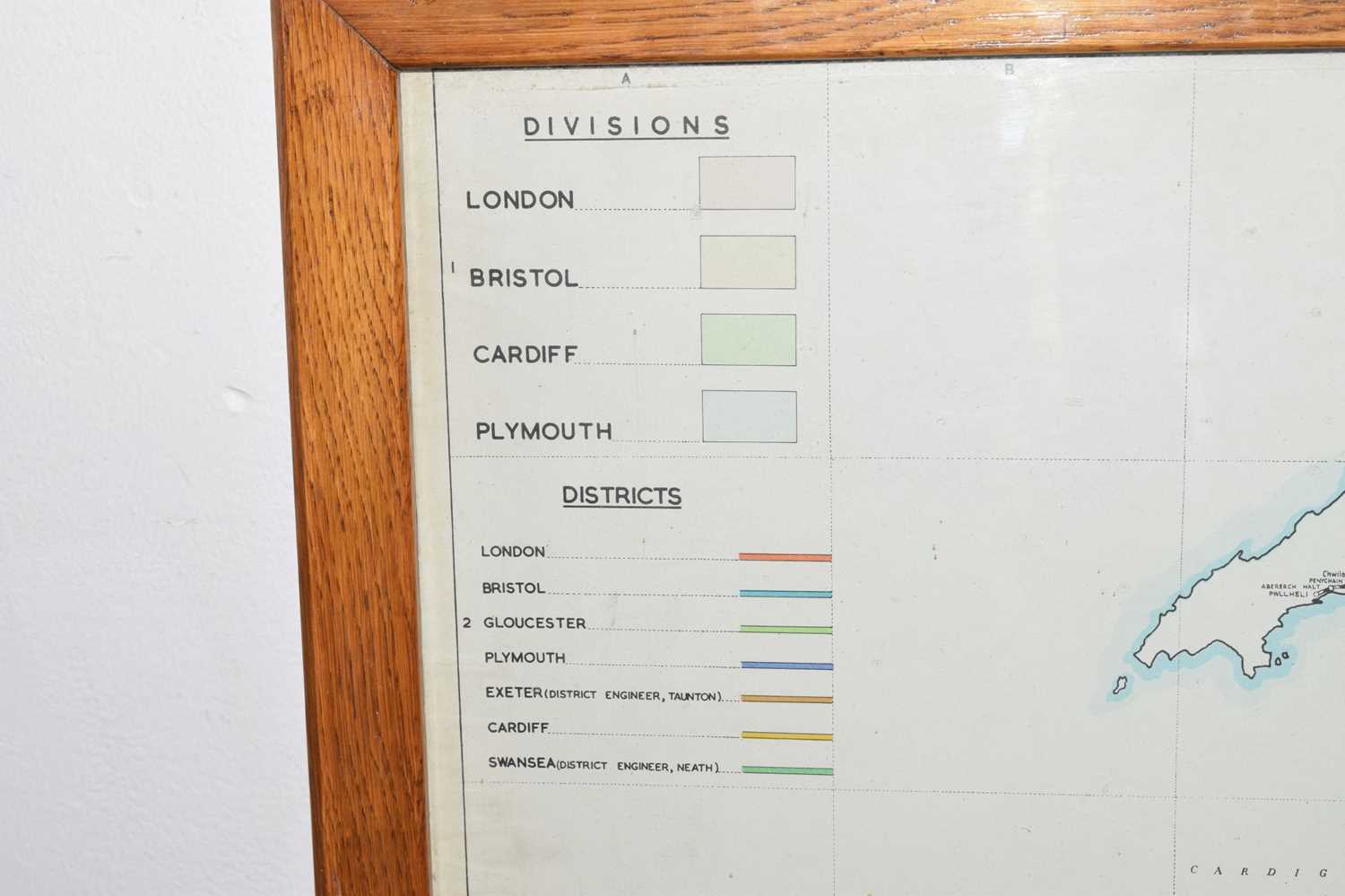 British Railways Western Region map, revised 1963 - Image 3 of 11