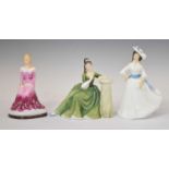 Royal Doulton - Two porcelain figures and one other