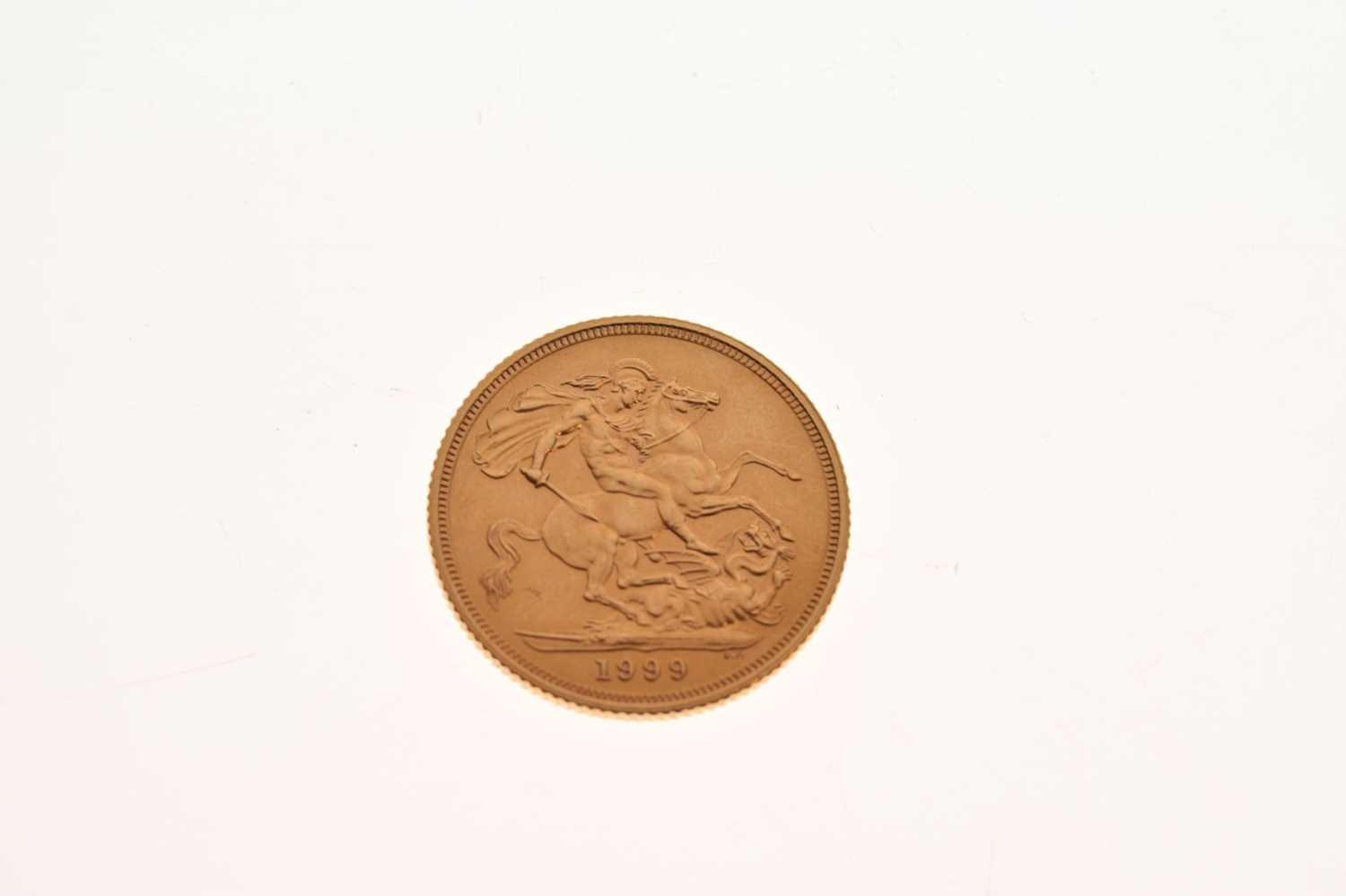 Elizabeth II gold sovereign, 1999 - Image 3 of 4