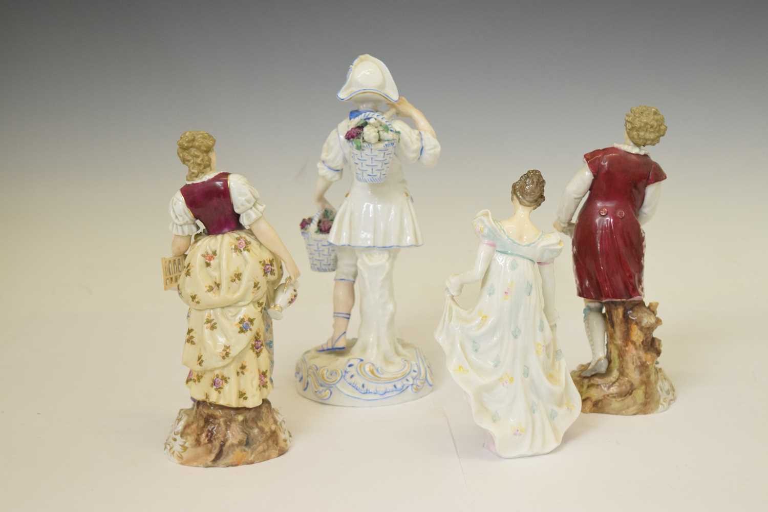 Collection of mostly 19th century Continental porcelain figures - Image 8 of 8